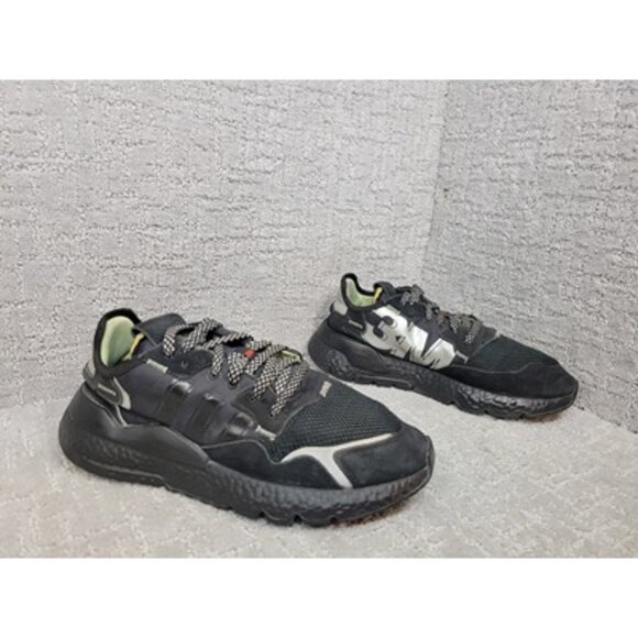 Adidas x 3M Nite Jogger Core Reflective EE5884 Men's Size 9.5 Black Running Shoe - Picture 5 of 10